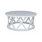 International Concepts Round Ceylon Coffee Table, 40 in W X 40 in L X 18 in H, Wood, White OT08-46CR - alternate 6